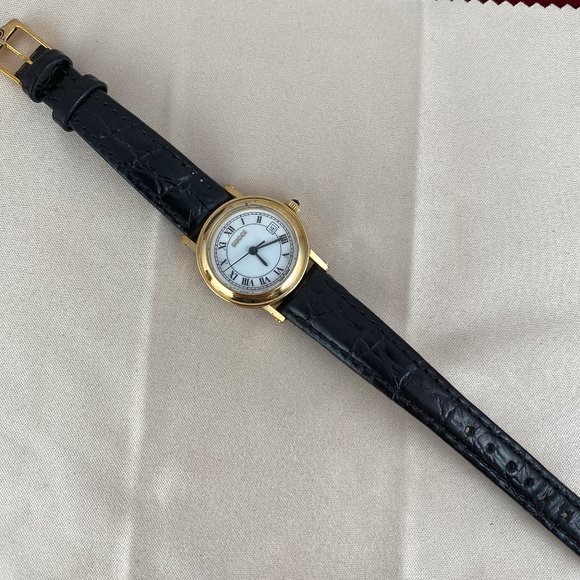 Authentic Vintage Swiss Made Ladies Gucci 7200L Watch 18K 10 Micron Gold Plating - Picture 5 of 12